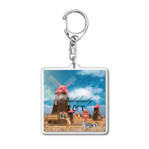 bigbamboofamily Acrylic Key Chain