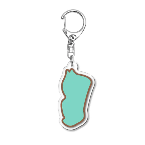 「滋賀のもん」余呉湖 ダイカットアクリルキーホルダー Acrylic Key Chain