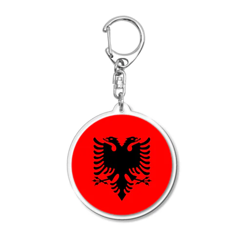 アルバニアの国旗 Acrylic Key Chain