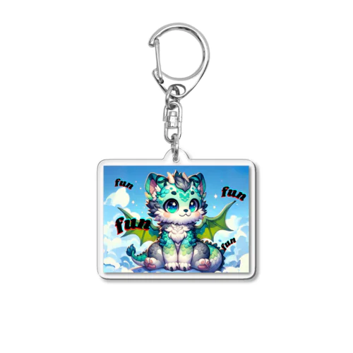 グリーンドラニャン  Acrylic Key Chain