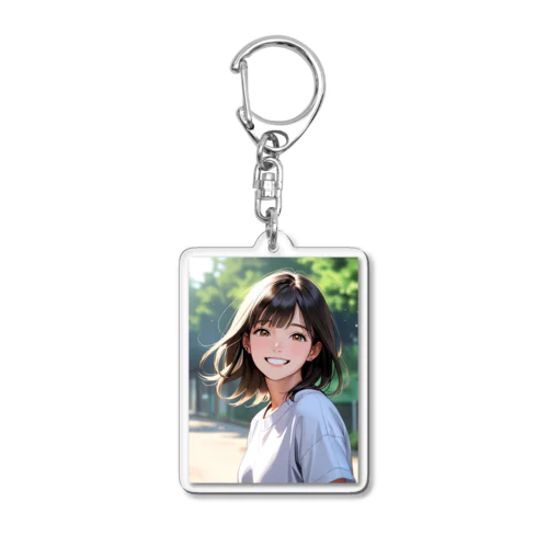 元気をもらえる笑顔 Acrylic Key Chain