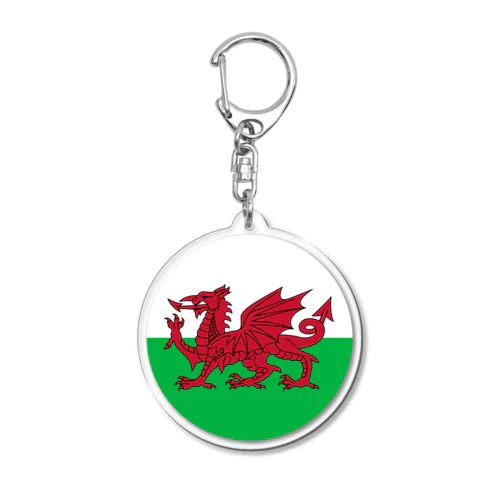 ウェールズの旗 Acrylic Key Chain