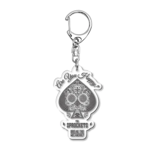 The Sprockets　”Happy SPADE” Acrylic Key Chain