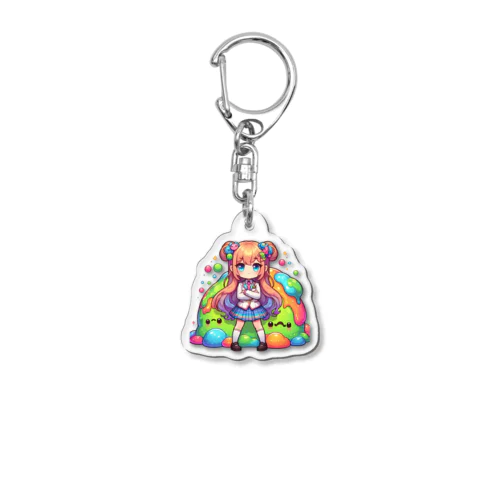 スライム娘「ほなみちゃん」 Acrylic Key Chain