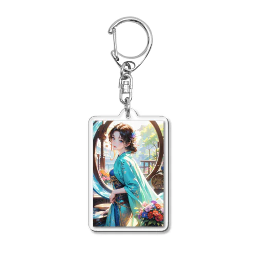 君と過ごす朝 Acrylic Key Chain