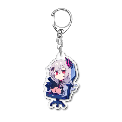 灰桜しのぶチビきゃらキーホルダー キービジュアル版 Acrylic Key Chain