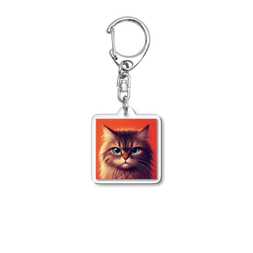 猫だよ。私の名前は、ボーロ Acrylic Key Chain