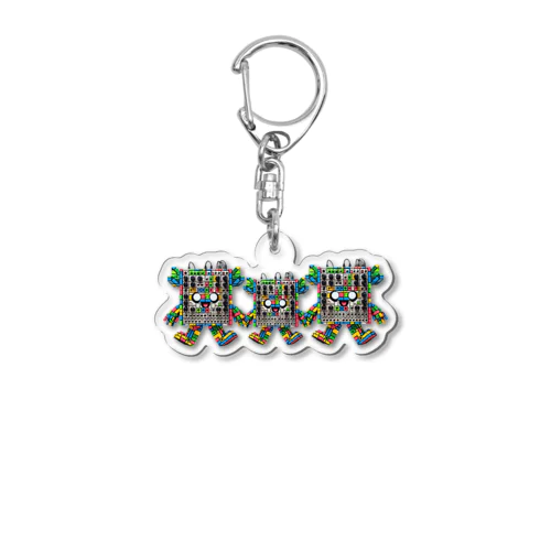 Neid Modular Robot Acrylic Key Chain