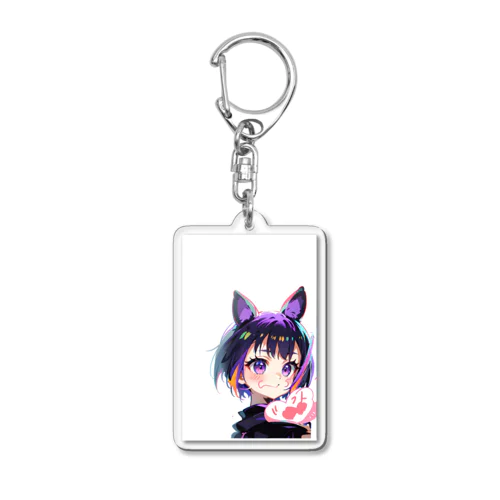 猫耳っ娘2 Acrylic Key Chain