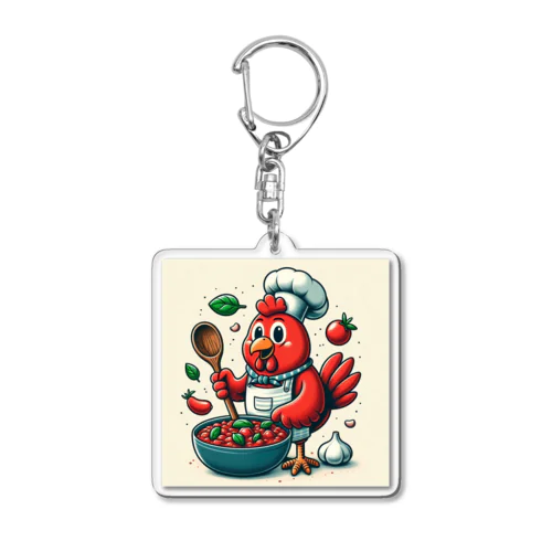 料理が得意カチャトーラくん Acrylic Key Chain