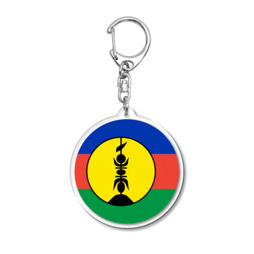 ニューカレドニアの国旗 Acrylic Key Chain