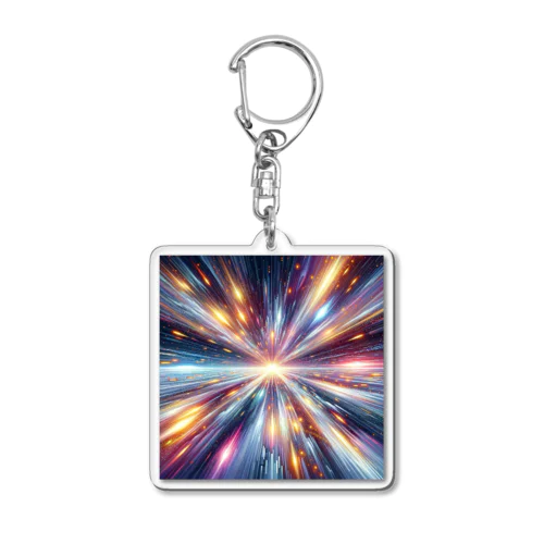 超光速スターダスト量子ワープ🛸スターシード覚醒コード Acrylic Key Chain