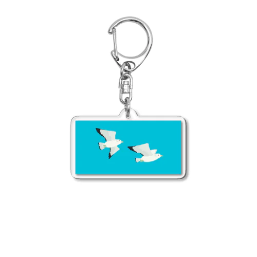 2わのカモメ Acrylic Key Chain