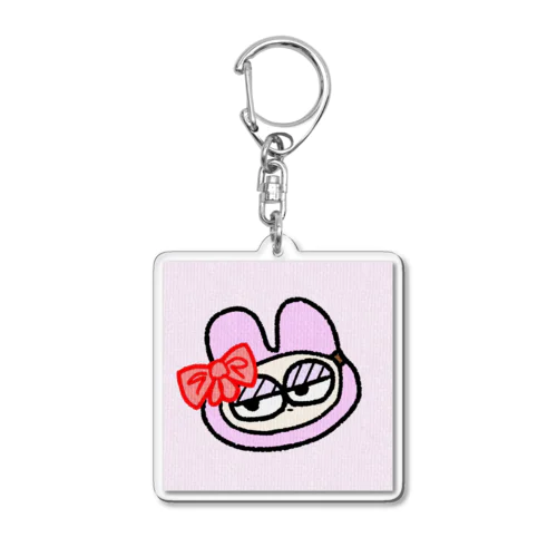 はんめうさぎ Acrylic Key Chain