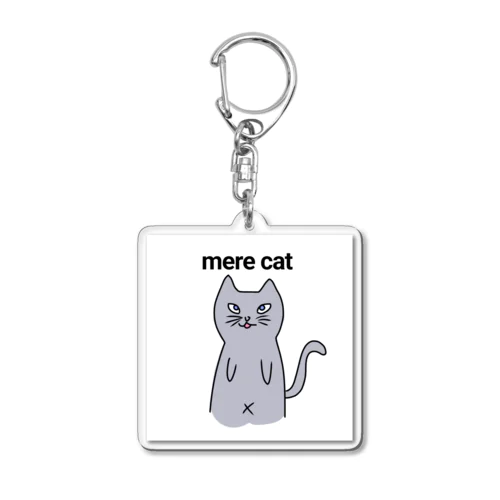 mere cat ただの猫 Acrylic Key Chain