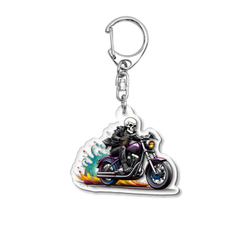 ベタなスカルライダー Acrylic Key Chain