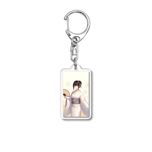 浴衣の彼女 Acrylic Key Chain