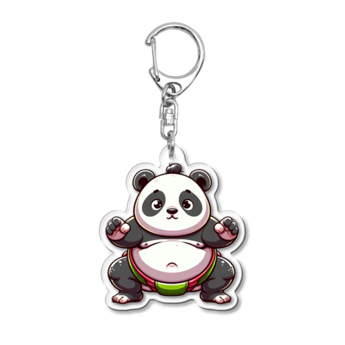 相撲パンダ Acrylic Key Chain