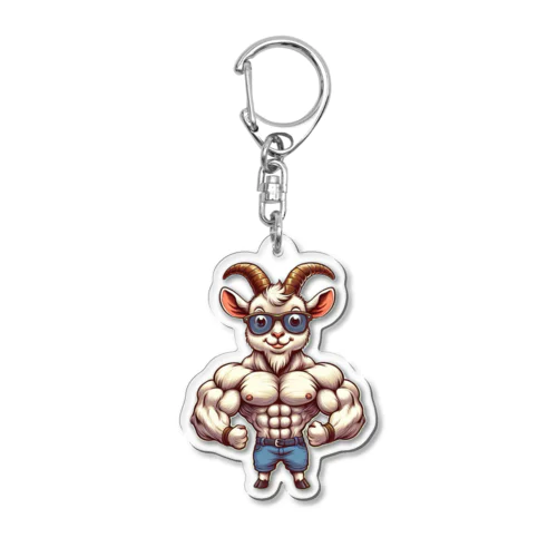 マッチョ山羊💪 Acrylic Key Chain