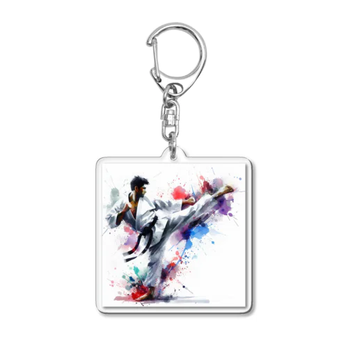 空手道着スタイル Acrylic Key Chain