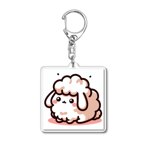 可愛いひつじグッズ Acrylic Key Chain