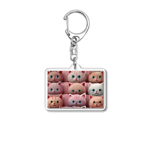 PUNK　CAT Acrylic Key Chain