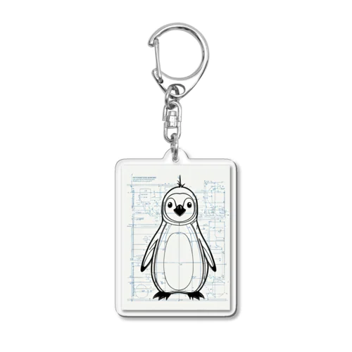 ペンギンの設計図 Acrylic Key Chain