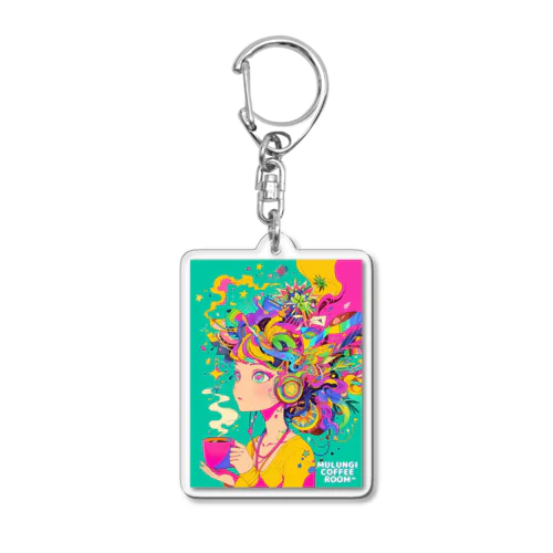 Mulungi Coffee Room Acrylic Key Chain