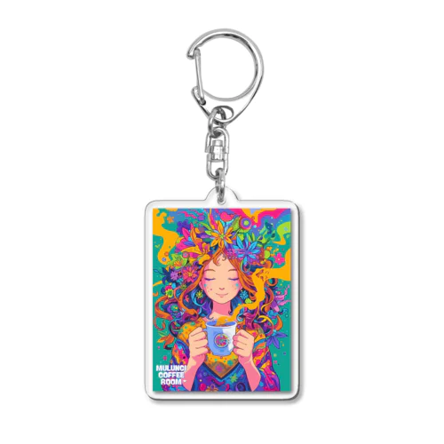 Mulungi Coffee Room Acrylic Key Chain