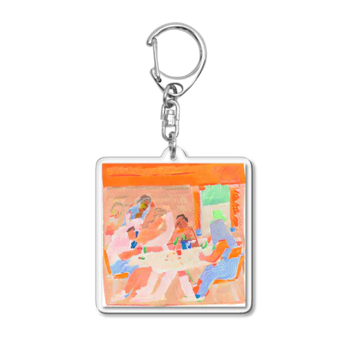 賑わう食卓 Acrylic Key Chain