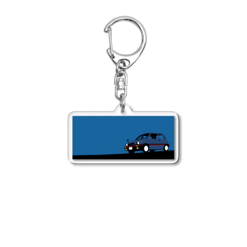 シティなクルマ Acrylic Key Chain