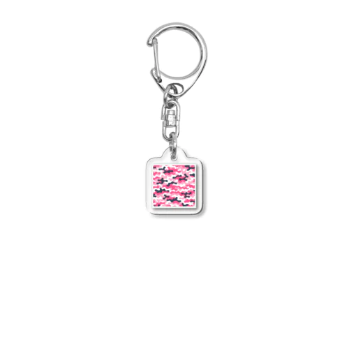 カモフラ　ピンク Acrylic Key Chain