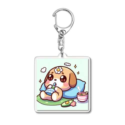 癒されるゆるカワ犬グッズ Acrylic Key Chain