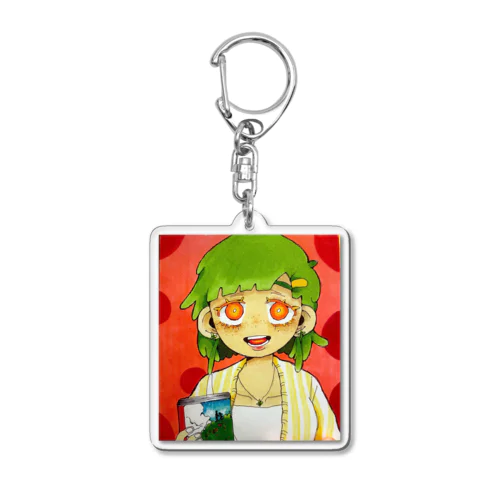 文学少女 Acrylic Key Chain