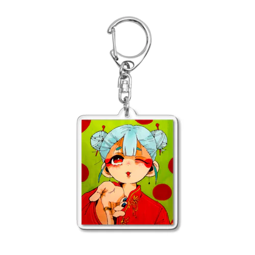 お団子 Acrylic Key Chain