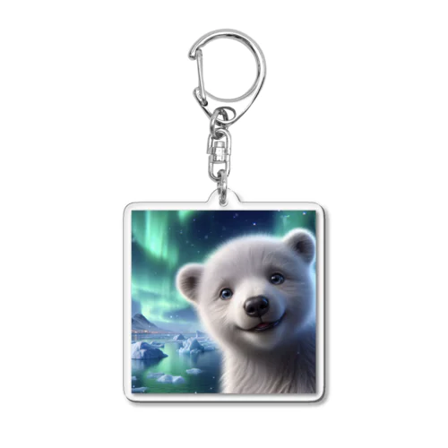 シロクマベビ Acrylic Key Chain