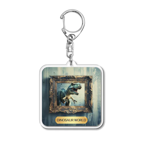 飛び出す恐竜　－　dinosaur that pops out　－ Acrylic Key Chain