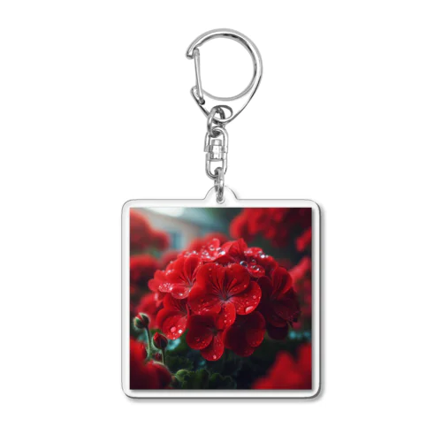 5月26日の誕生花　ゼラニウム Acrylic Key Chain