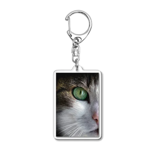 猫（片目） Acrylic Key Chain