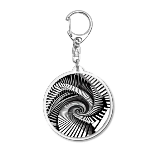 spiral アクリルキーホルダー