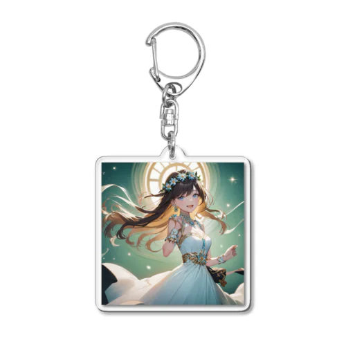 AI美女 Acrylic Key Chain