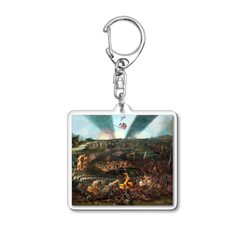 レーゲンスブルク近郊でのアヴァール人に対するカール大帝の勝利 / The Victory of Charlemagne over the Avars near Regensburg Acrylic Key Chain