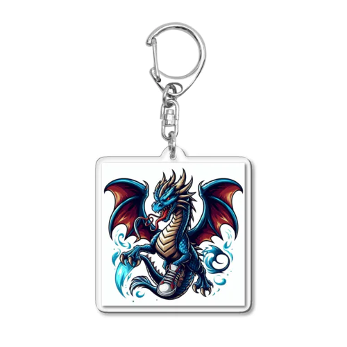 どこか空想的で美しい存在「ドラゴン」 Acrylic Key Chain