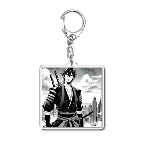 屋上侍 Acrylic Key Chain