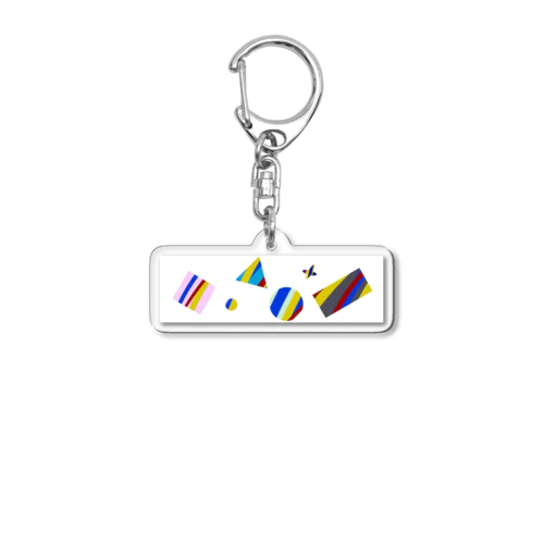 四かくん Acrylic Key Chain