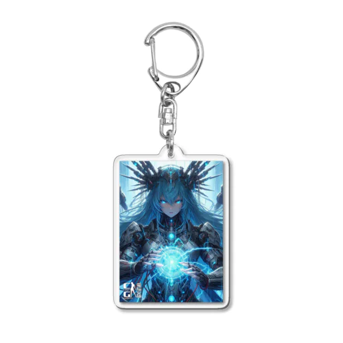 帝国主星防衛守備電磁魔導軍司令「ヴェルデリーア」 Acrylic Key Chain