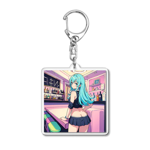 魔法バーテンダー少女 Acrylic Key Chain