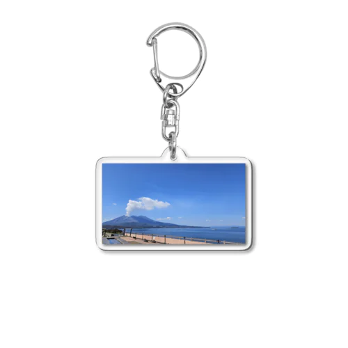 桜島🌴南国鹿児島 Acrylic Key Chain