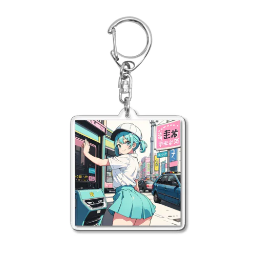 魔法駐車場少女 Acrylic Key Chain