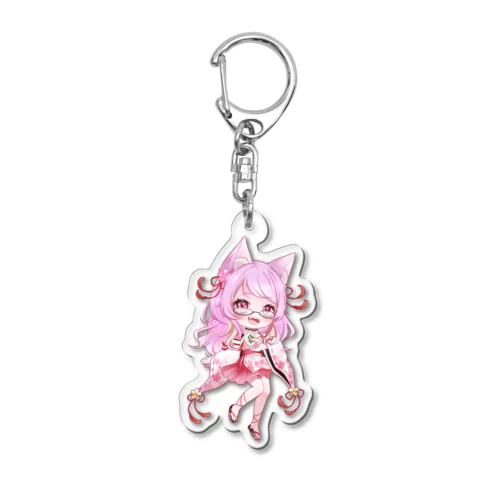 桜乃えだ 新衣装ver. Acrylic Key Chain